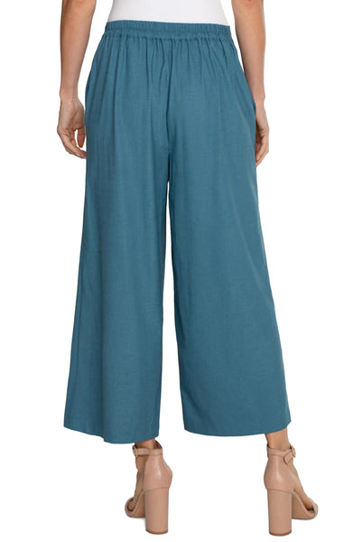 Liverpool Sailor Crop Wide Leg Pull On Pant