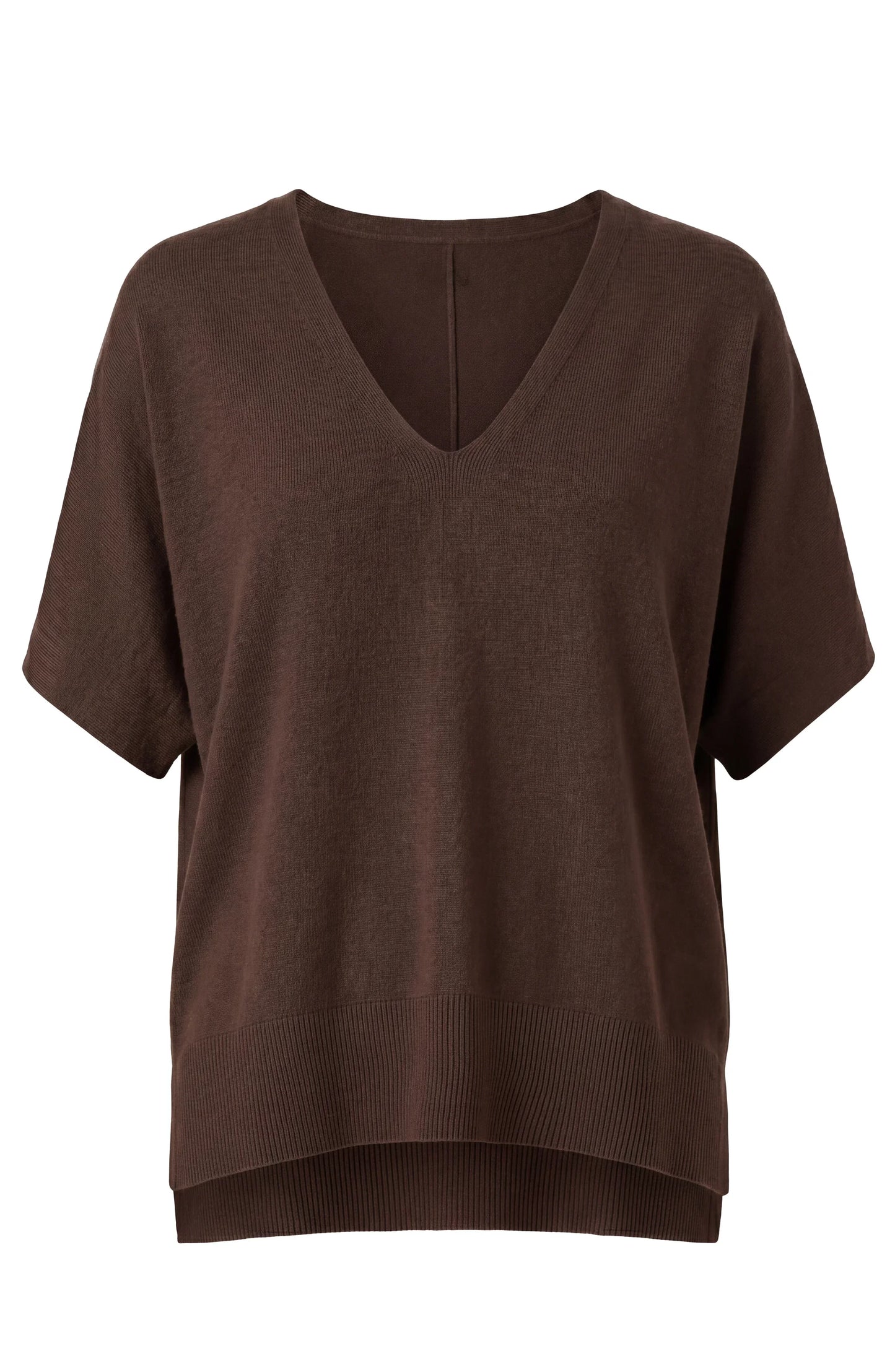 Liverpool Short Sleeve V-Neck Soft Sweater