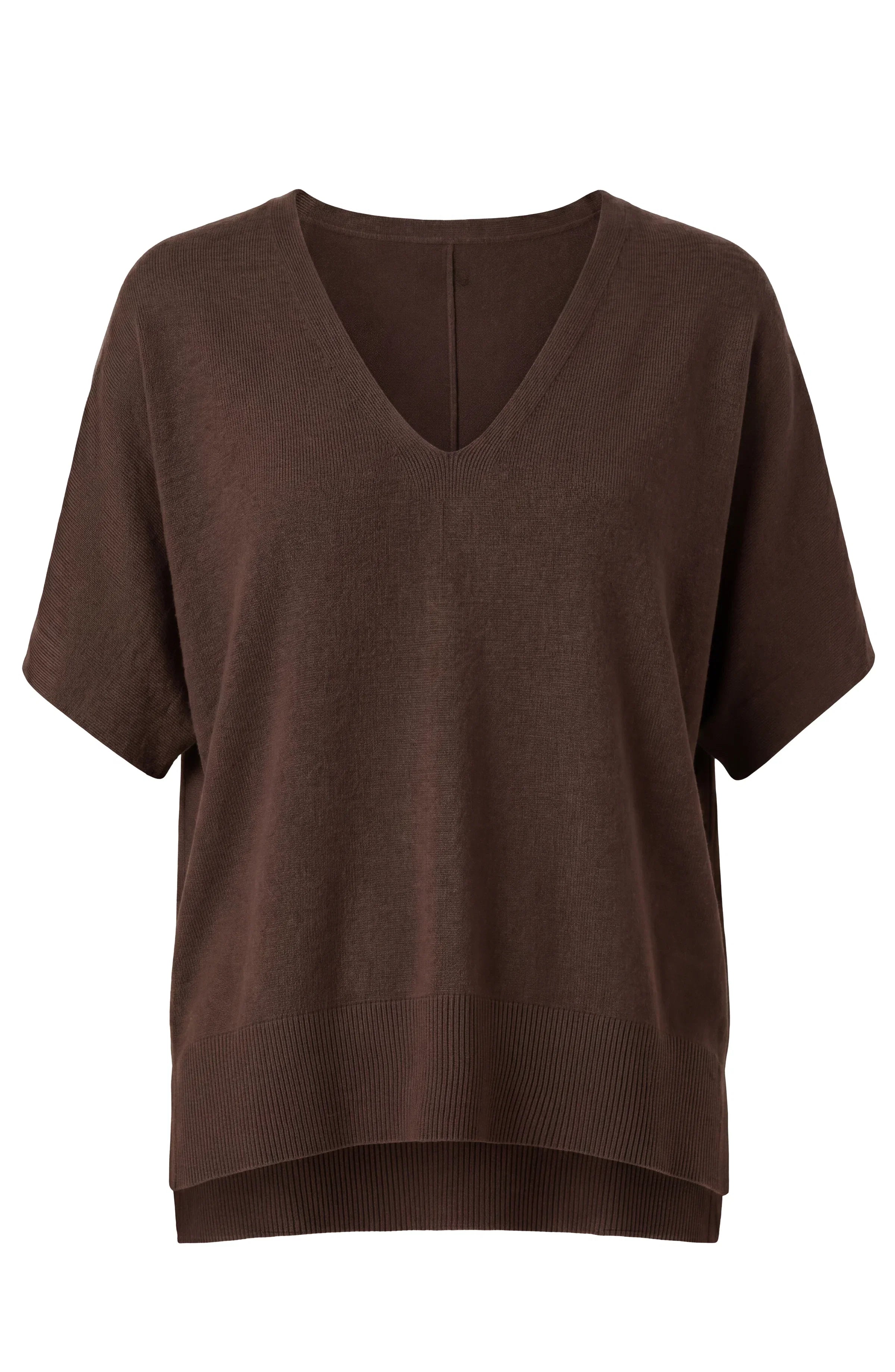 Liverpool Short Sleeve V-Neck Soft Sweater