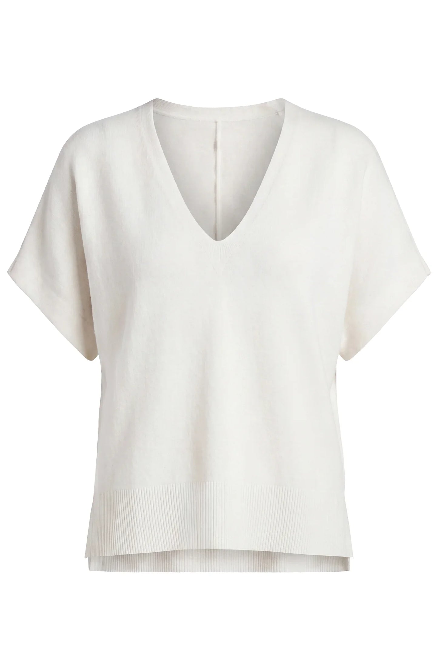 Liverpool Short Sleeve V-Neck Soft Sweater