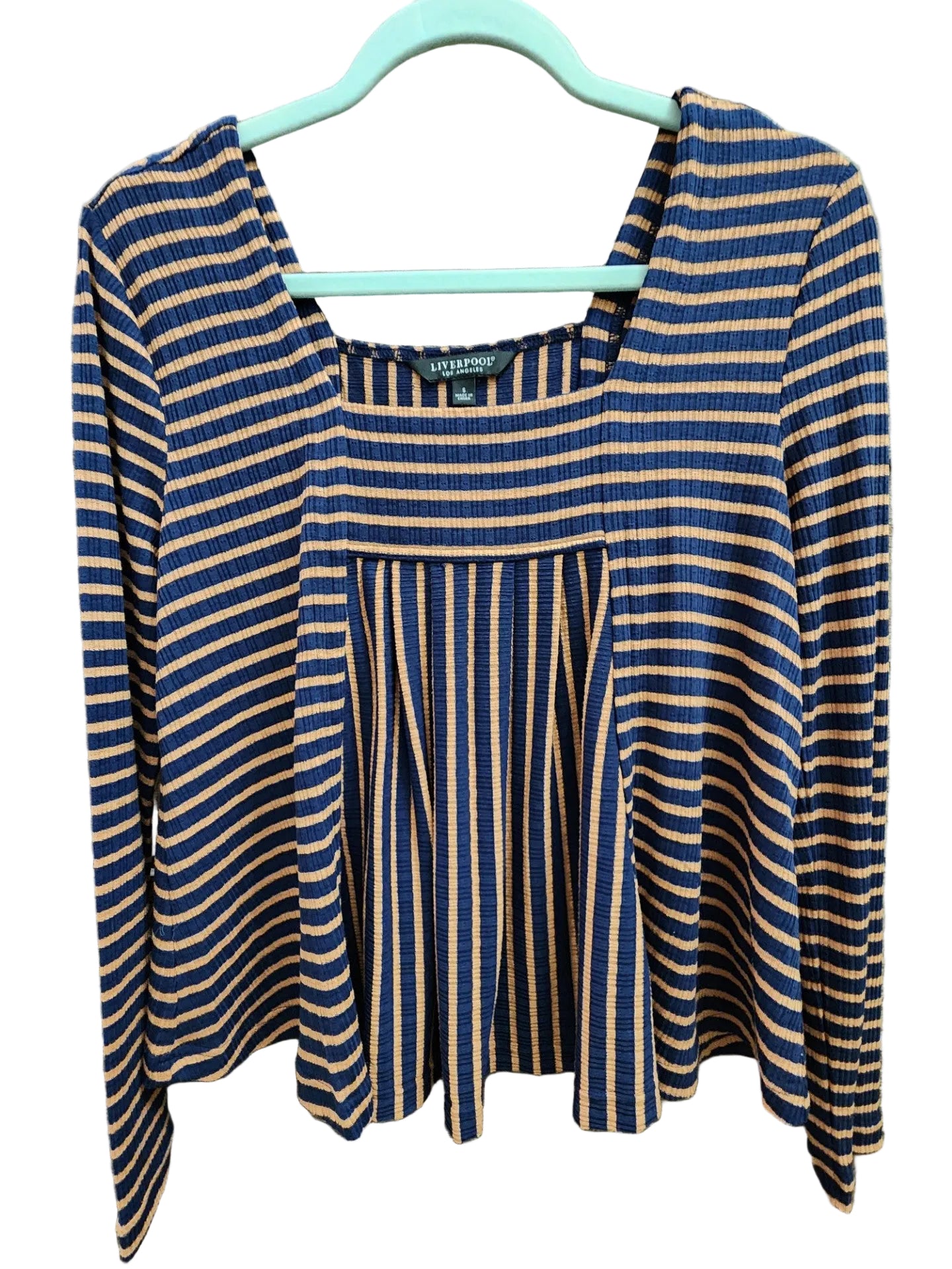 Liverpool  stripe long sleeve Top