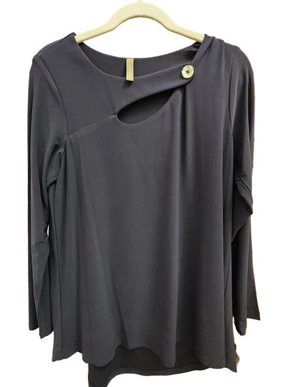 Last Tango Button Strap Neck Blouse - 606River