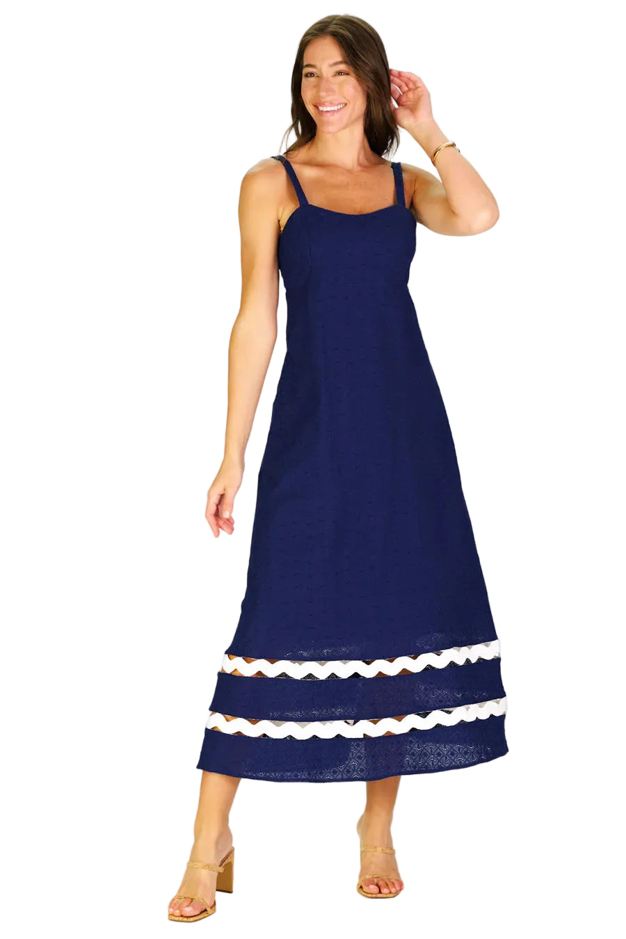 Duffield Lane Navy White Marla Dress - 606River
