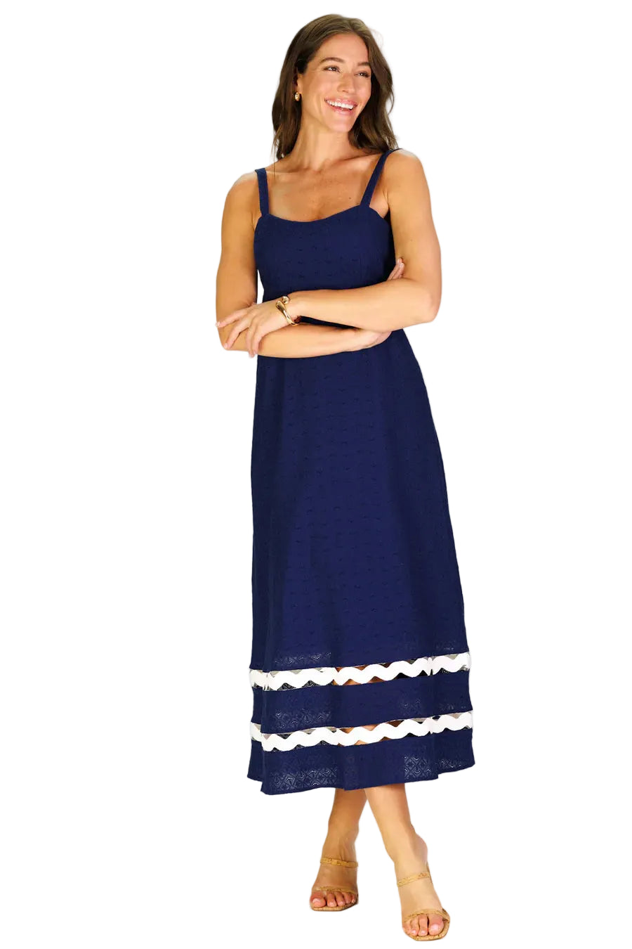 Duffield Lane Navy White Marla Dress - 606River