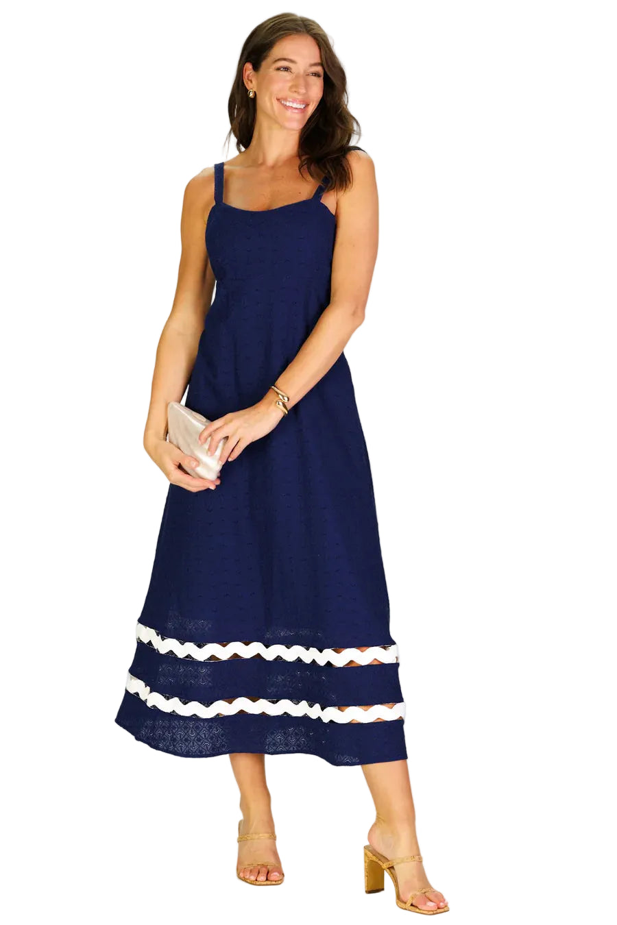 Duffield Lane Navy White Marla Dress - 606River