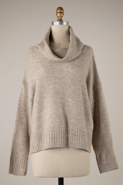 Miracle Chunky Cowl Neck Sweater - 606River