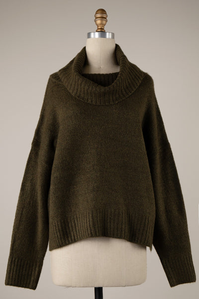 Miracle Chunky Cowl Neck Sweater - 606River