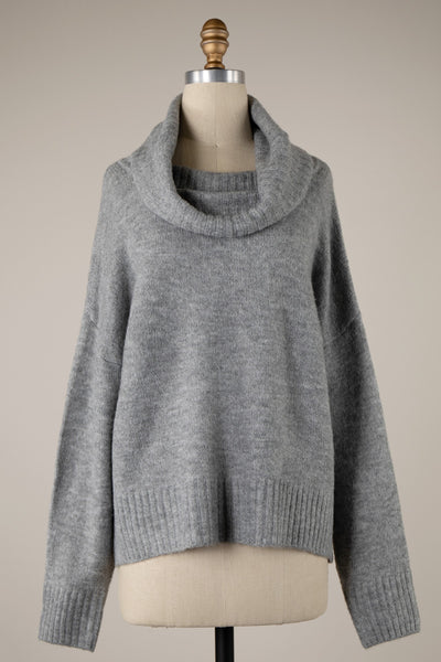 Miracle Chunky Cowl Neck Sweater - 606River