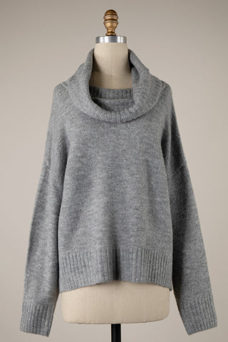 Miracle Chunky Cowl Neck Sweater - 606River