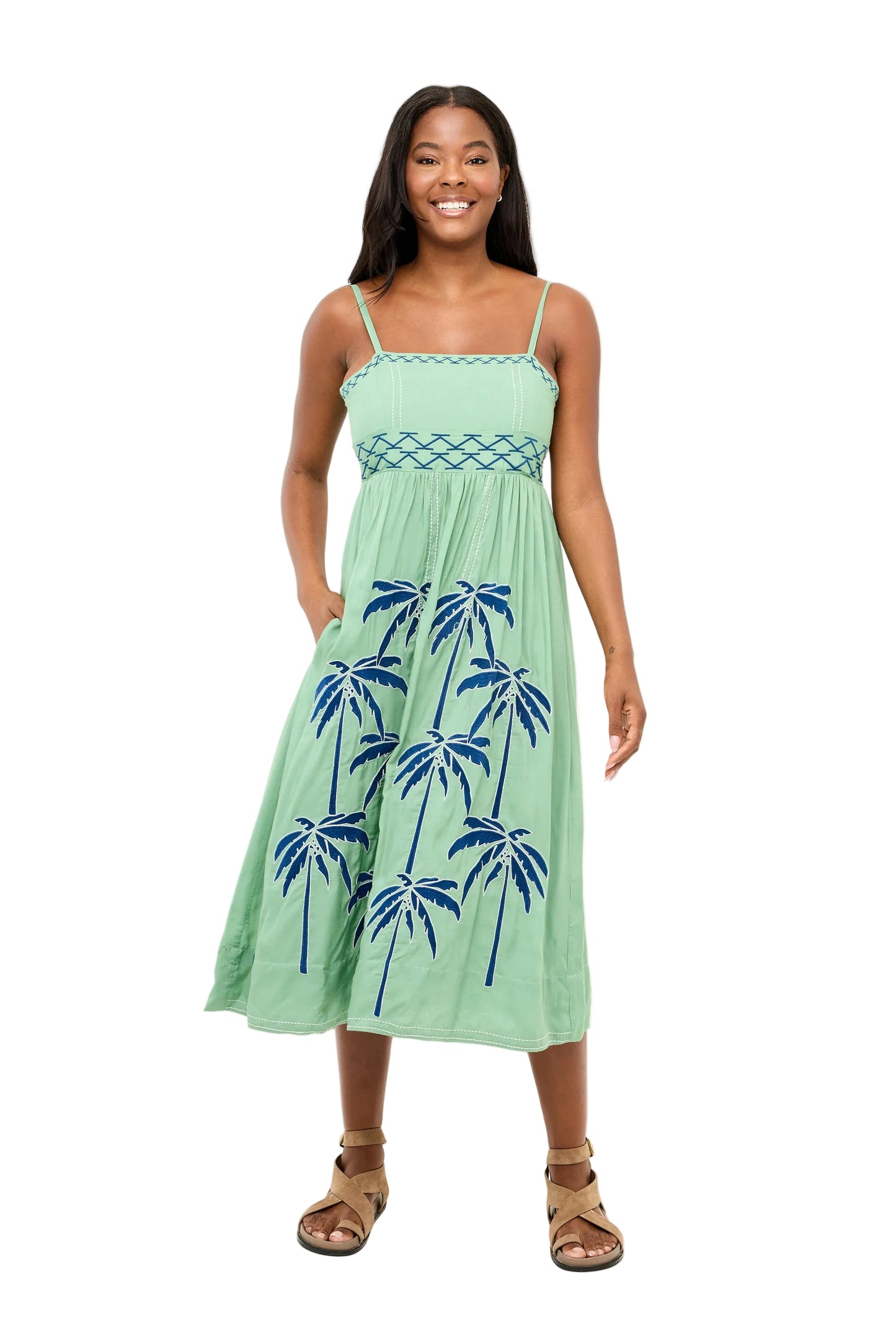 Boho Palm Tree Dress - 606River