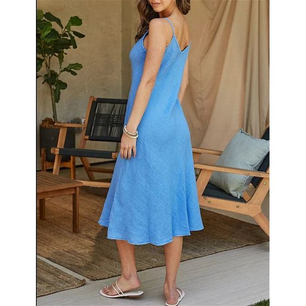 Milo Linen Maxi Linen Dress - 606River