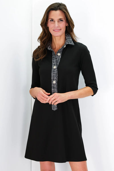 Duffield Penny Cocktail Black Dress