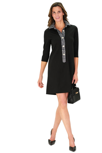 Duffield Penny Cocktail Black Dress