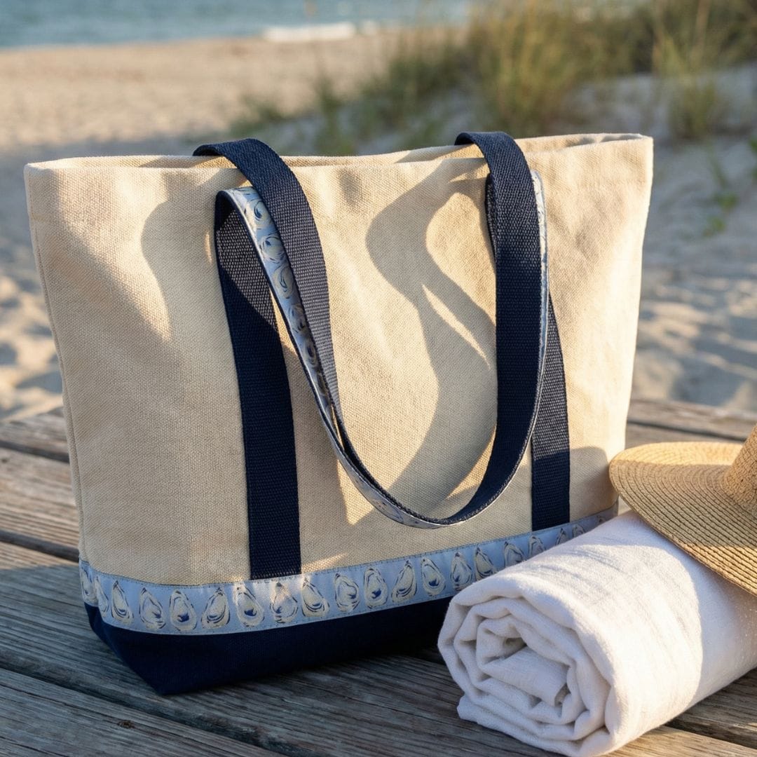 SHUCK YEAH CANVAS TOTE BAG - 606River