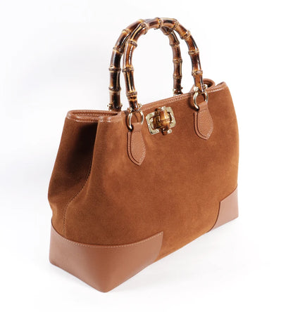 Sybel Suede Satchel - Large