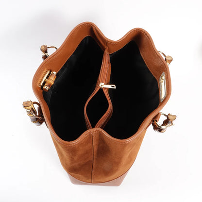Sybel Suede Satchel - Large