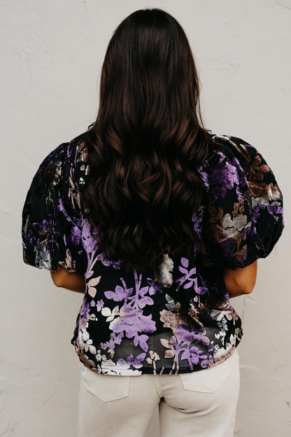 THML Puff Velvet Top