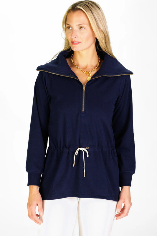 Terra Navy Duffield Top - 606River