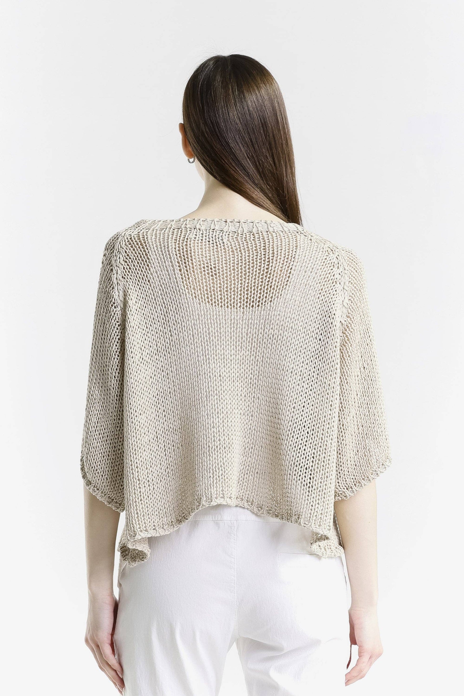 Doris Closed Knit Ballet Sleeve Closed Knit Sweater (BQ906CK) - 606River