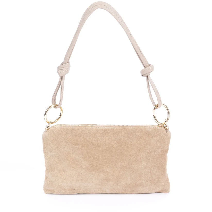 Benessere Suede Shoulder Bag/Crossbody