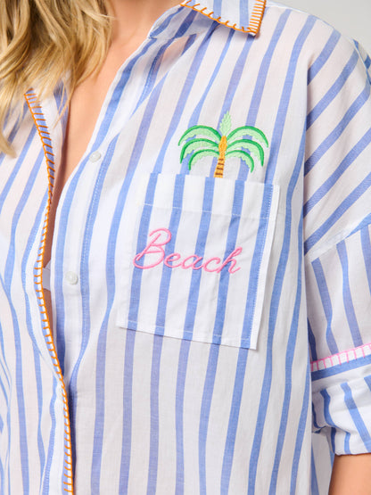 ASST/4 "BEACH/OCEAN AIR" COVER-UP SHIRTS - 606River