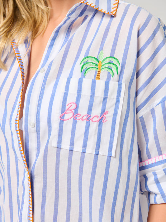 ASST/4 "BEACH/OCEAN AIR" COVER-UP SHIRTS - 606River