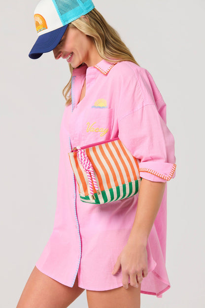 PORT STRIPE POUCH - 606River