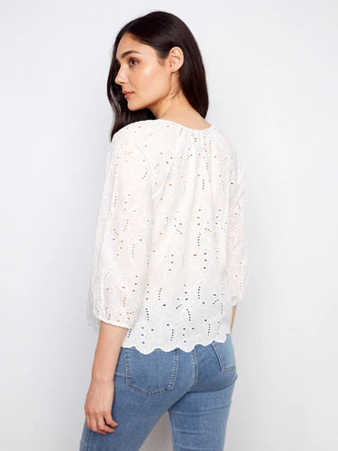 Charlie B white ilot Cotton Top - 606River