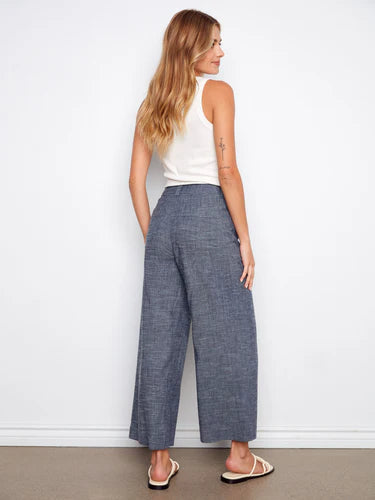 Charlie B Cotton Denim Wood Button Pant - 606River