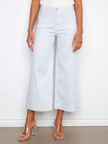Charlie B Blue Pin Stripe Jeans - 606River