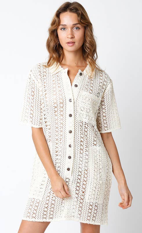 Chiara Crochet Cover Up Dress - 606River