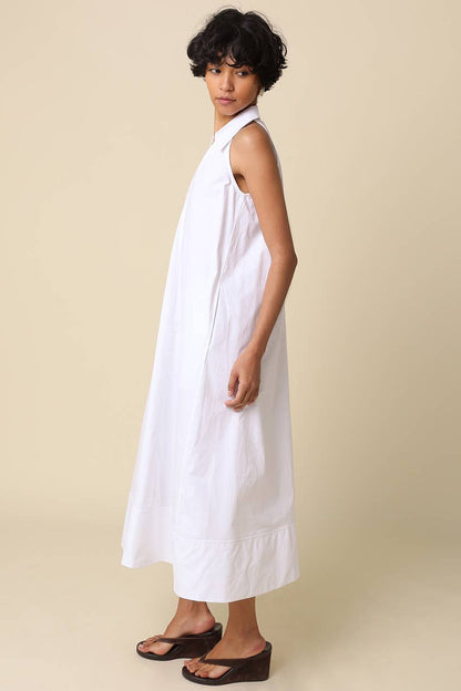 Clara Collared A-Line Maxi Dress - 606River