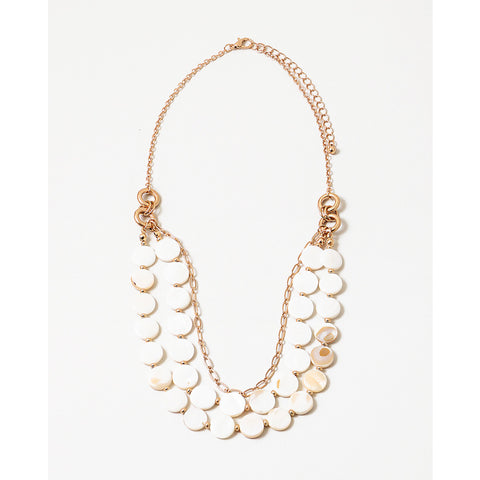 Statement Necklace Resin Clear Link Dressy Style