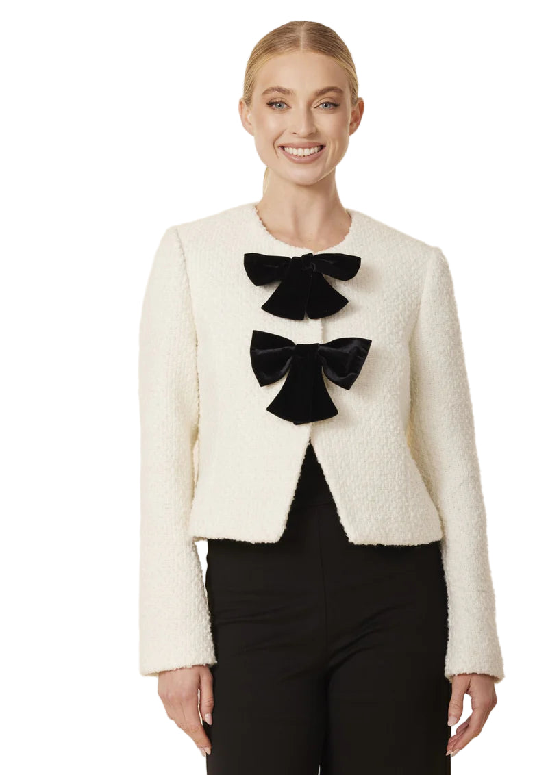 DolceCabo Velvet Bow Blazer - 606River