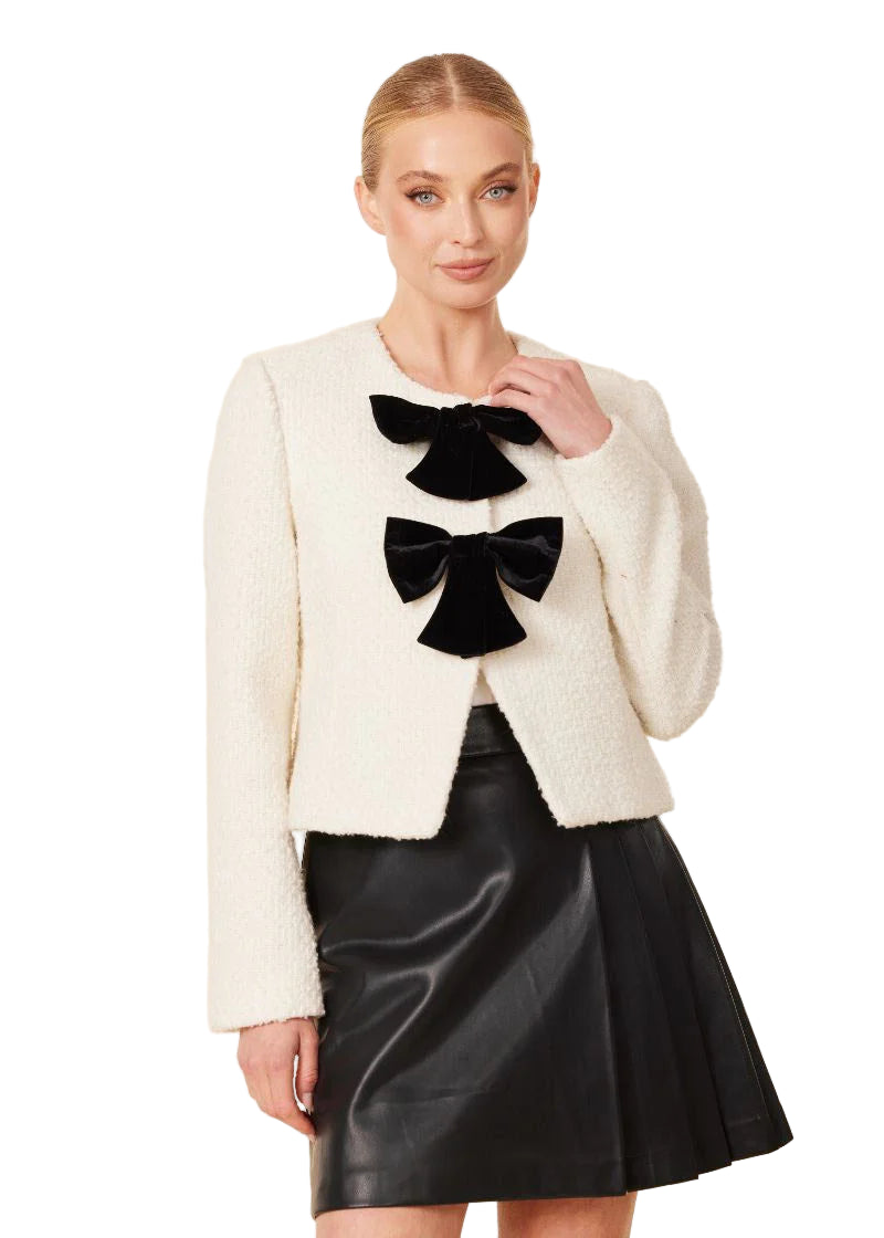 DolceCabo Velvet Bow Blazer - 606River