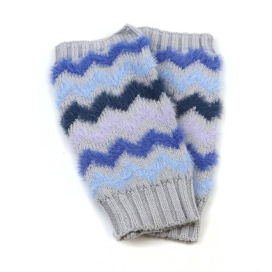 Soft Fingerless Knit Gloves