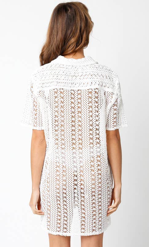 Chiara Crochet Cover Up Dress - 606River