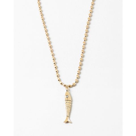 Trending Gold Fish Necklace - 606River