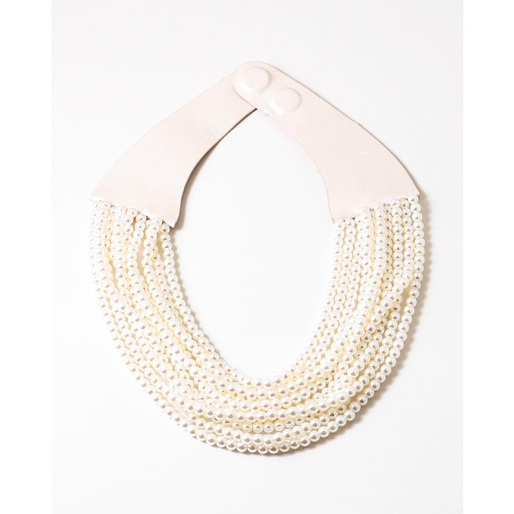 Pearl Statment Multi Bead Necklace - 606River