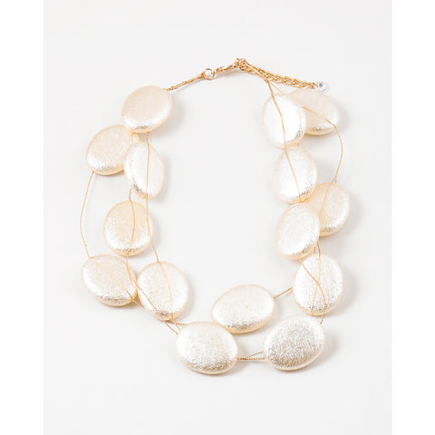 Pearly White Statement Necklace - 606River