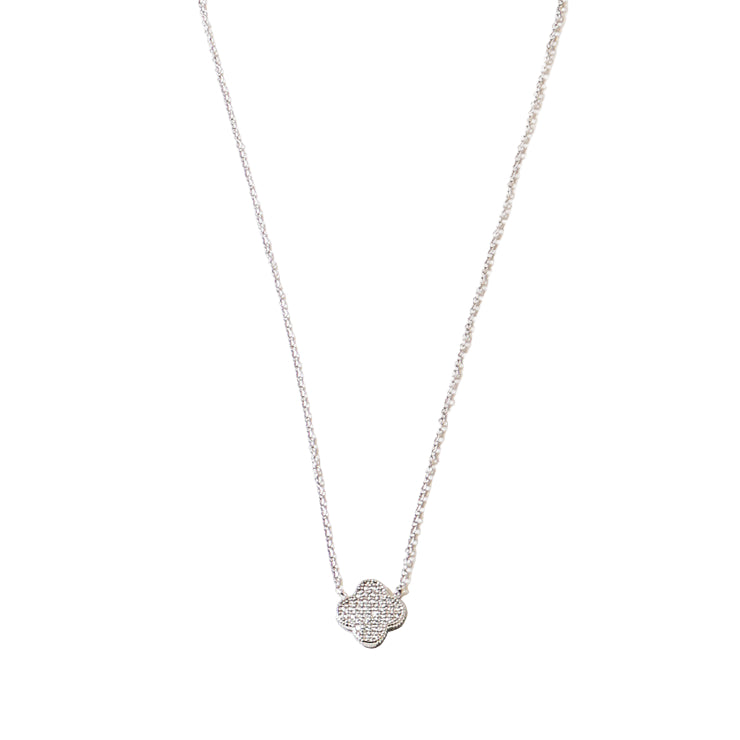 Clover Delicate Zirconia Necklace