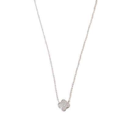 Clover Delicate Zirconia Necklace