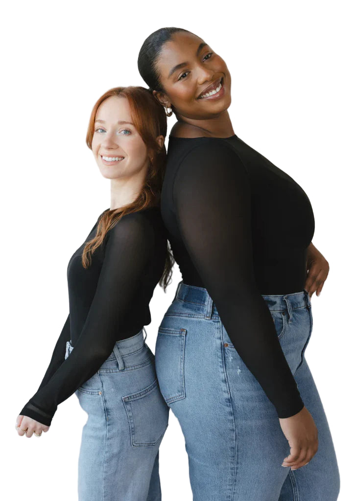 Elietian Black Sheer Top - 606River