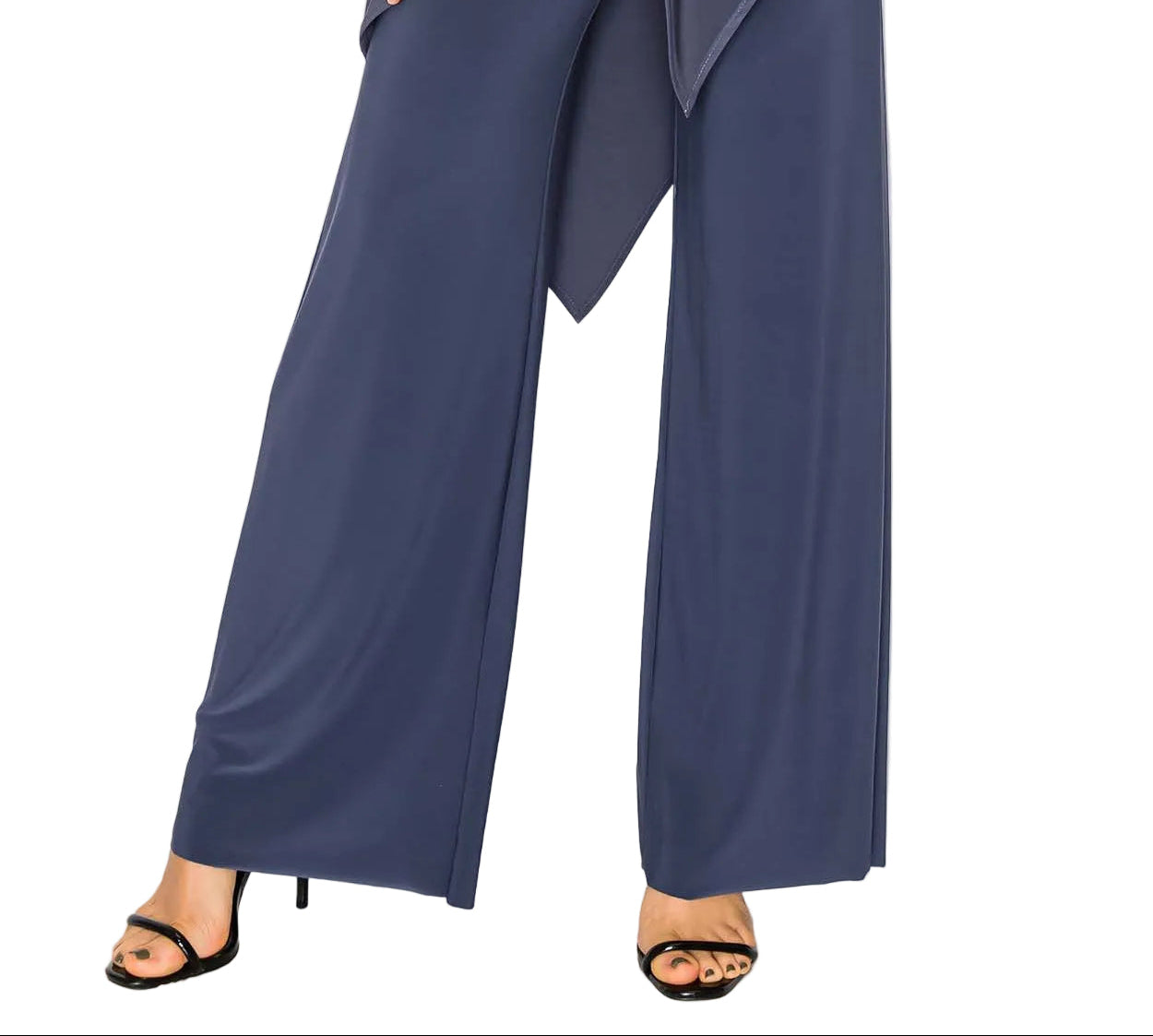 Last Tango Grey Wide Leg Pant P1119