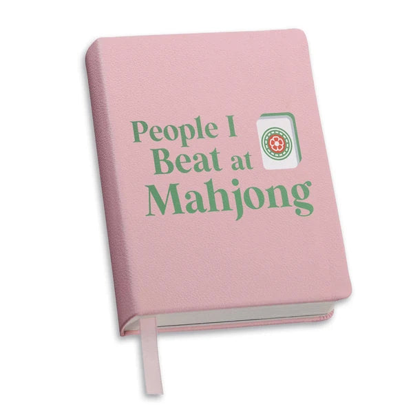 Lined Journal - "People I Beat at Mahjong"