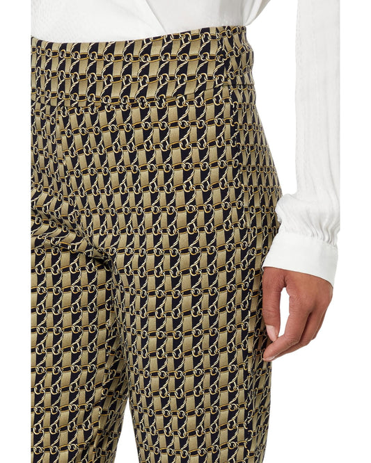 Krazy Larry Chain Print Pull On Pant - 606River