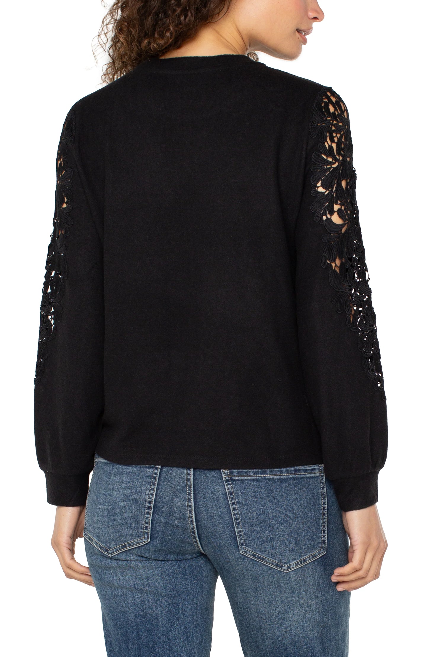 Liverpool Luxury Lace Casual Top