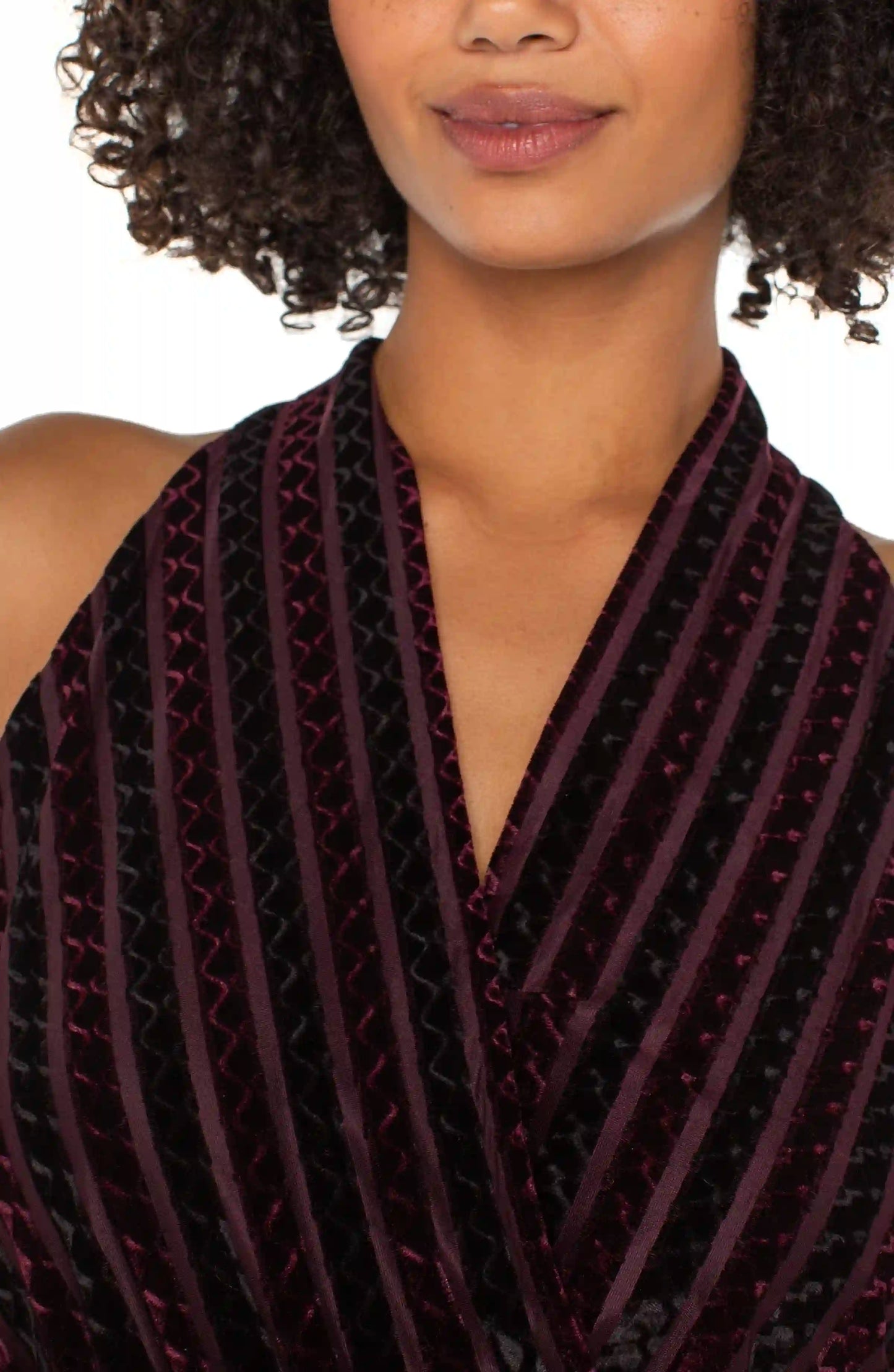 Liverpool Sleeveless Velvet top