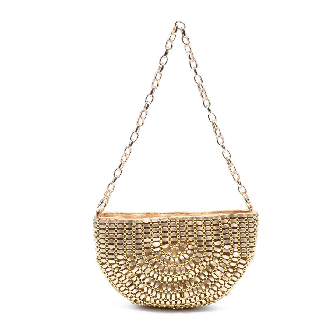 Gold Beaded Evening Bag - 606River