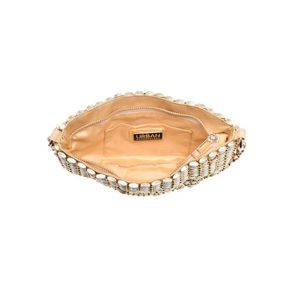 Gold Beaded Evening Bag - 606River
